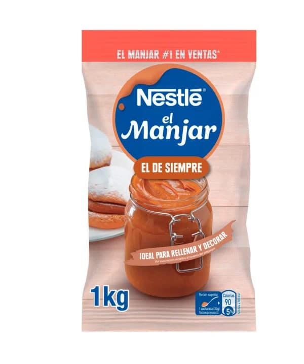 Manjar Tradicional NESTLÉ Bolsa 1Kg